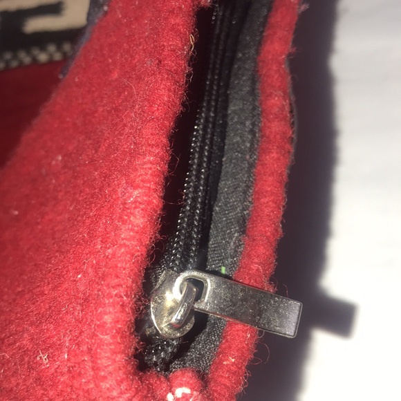 Red Mexican Blanket Purse - Picture 6 of 6